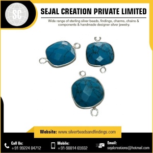 Prix de gros, lunette en argent Sterling, connecteurs de pierres précieuses, matériaux et accessoires de fabrication de bijoux de haute qualité - Product Image 3