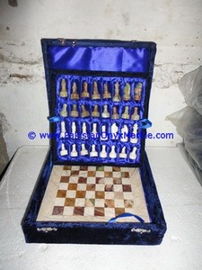 Tableros de Ajedrez de ónix de mármol de calidad fina figuras talladas piedra Natural decoración del hogar técnica pulida patrón de modelo de estilo de amor - Product Image 6