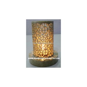 เชิงเทียนโบราณแกะสลักจากหินสบู่สวยงาม - Product Image 1