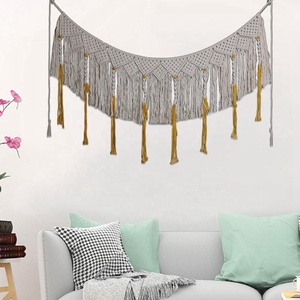 Bohemian Chic Macrame Garland <b>Banner</b> Handmade PC Wall Hanging for Home Decor New Year's INS Boho Style for Garden Gift Purpose - Product Image 6