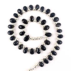 Piedras preciosas de cuarzo ahumado Natural, joyería de moda con facetas de pera, collar, cuentas de joyería de alta calidad, 38 piezas - Product Image 2