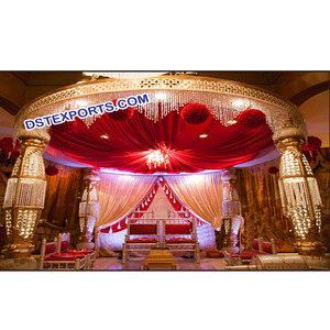 Mandap de mariage moderne en cristal, fabricant de Mandap de mariage, Mandap Jali en cristal, Pays-Bas - Product Image 1