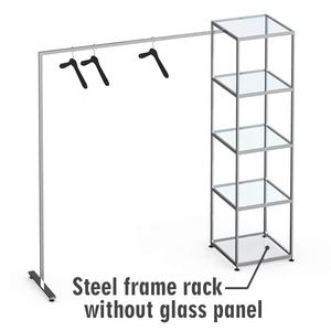 ราวตากผ้าโครเมียมเหล็กบูติกติดตั้งง่ายสำหรับขายปลีก - Product Image 2