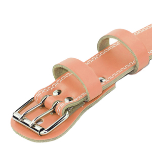 Entrenamiento de gimnasio personalizado ajustable cuero de vaca genuino levantamiento de potencia impresión personalizada logotipo y bordado - Product Image 6