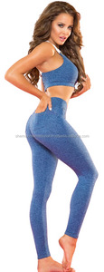 Shemax 2024 Venta al por mayor de calidad Leggings Azul - Product Image 2