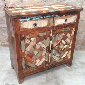 Muebles para el Hogar Vintage Reciclados al por Mayor, Gabinete de Almacenamiento de Madera Usada - Product Image 2