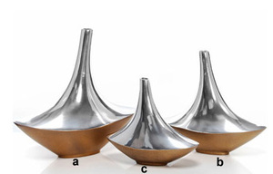 Vase à fleurs en métal aluminium de haute qualité fait à la main pour la maison et la décoration de mariage Vase de sol pour l'exportation - Product Image 4