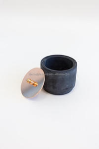 Tarro de vela de cemento vacío Geo - Product Image 4