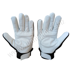 2019 High Quality Safety Mechanic Leather Working Gloves - Product Image 2