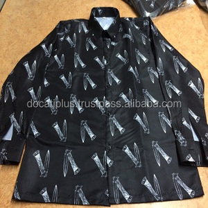 เสื้อไมโครไฟเบอร์โพลีเอสเตอร์แบบซับลิเมชั่นสีพิเศษสำหรับผู้ชาย (แบบ OEM) - Product Image 1