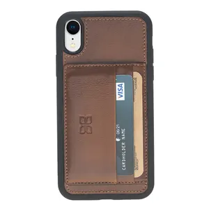 2019 Hot Wholesale Genuine Leather Flex Cover with Stand for iPhone XR