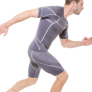 Short de survêtement de compression pour unisexe Biker Workout Fitness Gym Wear Solid - Product Image 3