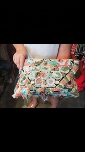 Bolso de mano de fiesta para mujer, bolsa de mano estilo bohemio, gitano, indio, venta al por mayor - Product Image 4