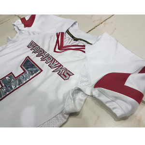Uniformes de Fútbol Americano Personalizados de Manga Corta Transpirables de Alta Calidad con Impresión Sublimada para Equipos - Product Image 4