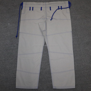 Haute Qualité Sur Mesure Noir Brésilien Jiu Jitsu Gi BJJ Uniforme Motif Conception Broderie 100% Coton Perle Arts Martiaux Porter - Product Image 5