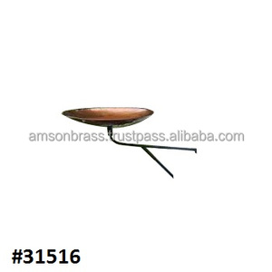 Los más vendidos, baño de pájaro de cobre de diseñador con cadena colgante, baño de pájaro de Metal de alta calidad para uso en el jardín del hogar - Product Image 3