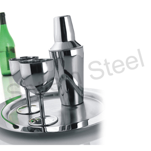 Barware Accessories Stainless Steel Cocktail Shaker Set of 4 Pcs Bar Shaker Set 4 Piece Cocktail Shaker Set - Product Image 1