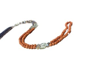 Collier Mala noué de 108 perles de labradorite facettées à la main de haute qualité, 6 mm, pierre de cristal naturelle de guérison, cadeau religieux hindou - Product Image 6