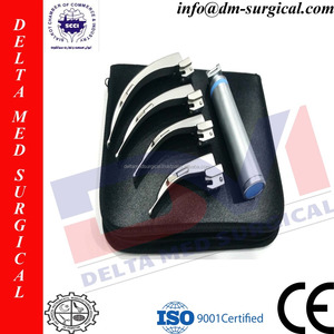 Ensemble de laryngoscope MacIntosh de Delta Med Surgical Acier inoxydable chirurgical Conventiona Base réutilisable d'instruments chirurgicaux - Product Image 2