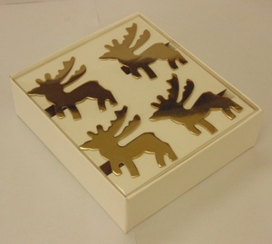 แหวนผ้าเช็ดปากรูปดาวคริสต์มาสตกแต่งสำหรับโต๊ะบาร์โรงแรมและร้านอาหารพร้อมบรรจุภัณฑ์พิเศษพร้อมชุด4ชิ้น - Product Image 5