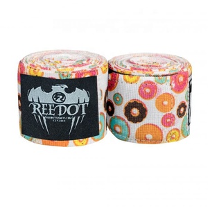 Reedot Polka Dot 180 "Wraps de boxe imprimés sur mesure avec votre marque ou étiquette de club Nous proposons une marque privée - Product Image 2