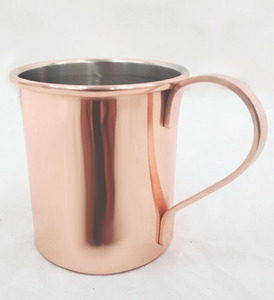 Copper Look <b>Moscow</b> <b>Mule</b> <b>Mug</b> Customizable Eco Friendly Stainless Steel Metal Drinkware with Handgrip for Camping Coffee Bulk - Product Image 1