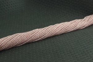 Rondelle de pierres précieuses en Quartz Rose naturel de 12.5 pouces, perles à facettes pour la fabrication de bijoux, Bracelet et collier - Product Image 4