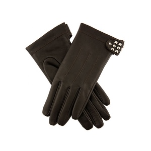 Gants en cuir d'agneau doux pour femmes avec doublure en cachemire Gants de conduite d'été élégants et confortables pour une utilisation en extérieur - Product Image 1