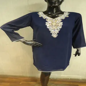 Online satın şifon ve georgette Kurtis-rahat ofis giyim-hint parti giyim-hint Georgette nakış