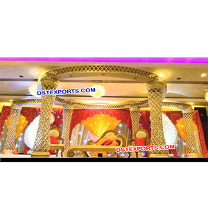Elegantes Mandaps de Cristal para Bodas, Mandap de Cristal Estilo Bollywood para Bodas, Mandaps para Bodas Indias CALIFORNIA - Product Image 1