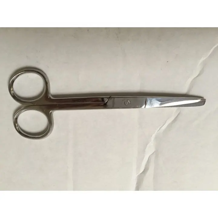 Tijeras quirúrgicas de acero inoxidable, instrumentos médicos de un solo uso, 14,5 cm