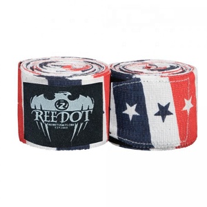 Zèbre SEMI-élastique, boxer en coton, imprimé zèbre, enveloppe à main à LOGO personnalisé MMA, 180 pouces - Product Image 5