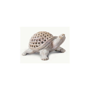 Natural Soapstone Carving Turtle <b>Statue</b> - Product Image 1