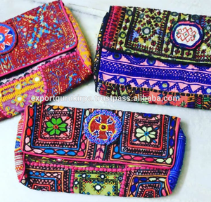 Bolso de Mano Bohemio con Cuentas para Fiesta de Noche, Bolso de Mano con Bordado Estampado de Caramelo para Mujer - Product Image 3
