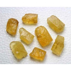 Pierres précieuses brutes en héliodore jaune naturel, cabochon, pierres précieuses en vrac - Product Image 2