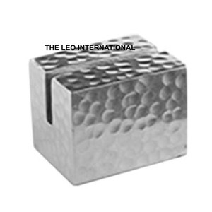 Porta Tarjetas de Alta Calidad con Acabado Martillado, Diseño Exquisito, Ideal para Decoración de Escritorio en Hogar u Oficina - Product Image 1