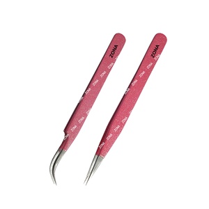 Pince à épiler d'extension de cils à paillettes bleu clair - Product Image 6