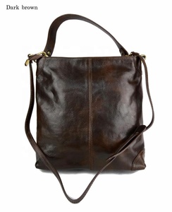 Unisex Luxury <b>Shoulder</b> Handbag Waterproof Eco-Friendly Large Capacity Zipper Closure Coffee Purse IHS-0089 - Product Image 5