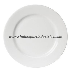 Plaque de chargeur ronde en métal enduit d'orange peinte à la main de haute qualité pour décor élégant de luxe de Table de dîner - Product Image 4