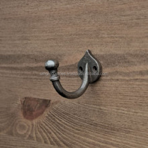 OMG Industries Crochet pour manteau en fonte Crochet double pour chapeau et manteau avec boules en céramique Application domestique en gros Produits métalliques - Product Image 3
