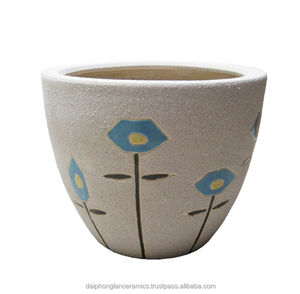 Juego de macetas de Interior de cerámica esmaltada blanca moderna, varios tamaños, decoración del hogar, maceta de arcilla para espacios grandes y pequeños - Product Image 6