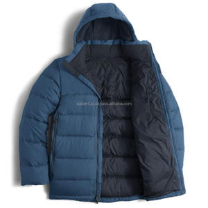 Customized Lightweight Waterproof Windproof Breathable Eco-Friendly Polyester <b>Filled</b> Winter Bomber <b>Jacket</b> for <b>Men</b> Front Logo - Product Image 3