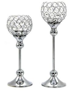 Bougeoir globe en cristal fabriqué à partir de cristal de haute qualité et de métal pour la décoration de la maison et du bureau - Product Image 2