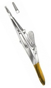 PORTA AGUJAS TC KALT Carburo de Tungsteno 13cm Acero Inoxidable Alemán Mahersi - Product Image 4