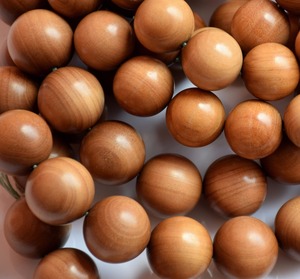 Riddhi Siddhi Eco-Friendly Japamala Sandalwood Beads-Bulk Pack for Making Malas 50+ Years Old <b>Sweet</b> Woody Fragrance 108 Count - Product Image 6