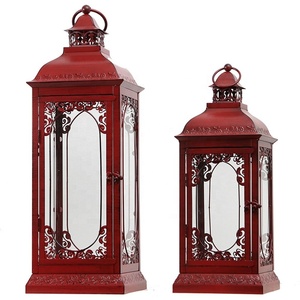 Metal Glass <b>Candle</b> <b>Holder</b> <b>Lantern</b> With Jute Handle Home And Garden Decorative <b>Candle</b> <b>Holder</b> - Product Image 5