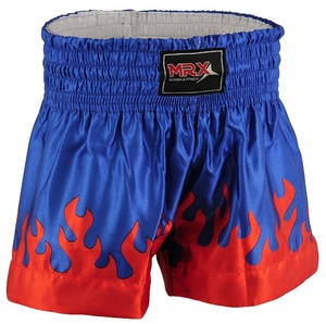 กางเกงขาสั้น MMA จากโพลีเอสเตอร์100% กางเกงขาสั้นต่อสู้มีความสามารถในการลดริ้วรอยได้รับการออกแบบตามต้องการ - Product Image 1