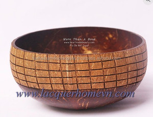 World Maps Hand Crafted Inside Coconut Shell Bowls Made in Vietnam - Product Image 5