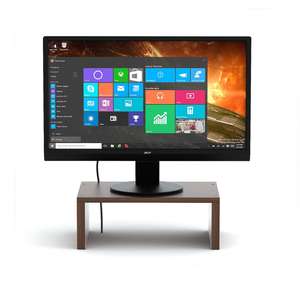 ขาตั้งจอมอนิเตอร์ไม้สำหรับขาตั้งกล้องแบบไรเซอร์สำหรับหน้าจอคอมพิวเตอร์ - Product Image 4