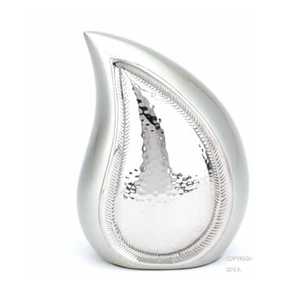 Argent massif, métal gravé commémoratif, laiton/aluminium, adultes, cendres funérailles humaines, urnes de crémation, Style américain/européen - Product Image 1